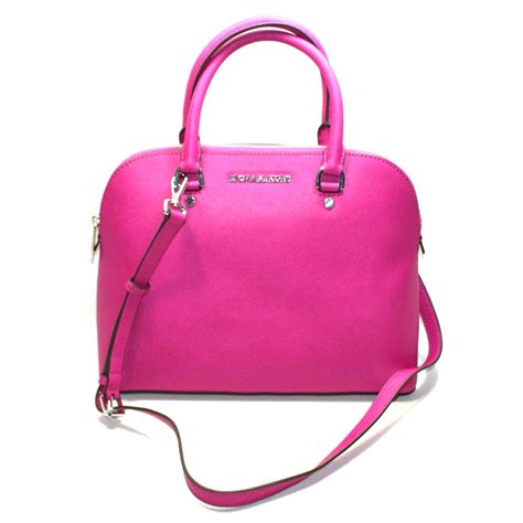 michael kors metallic handbag|michael kors fuschia handbag.